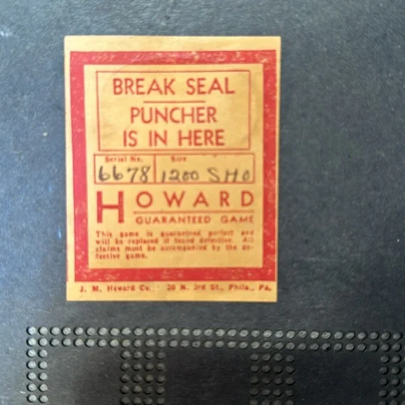 Vintage gaming punch board - Picture 2 of 3